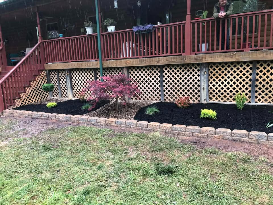 Finished landscaping project Glem daniel, WV Finished landscaping renovation in Glen Daniel, West Virginia